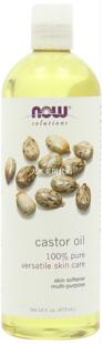 NOW Solutions Castor Oil,  Pure, 16 ounce 蓖麻油