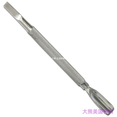 2 In 1 Cuticle Pusher and Nail Cleaner - Stainless Steel