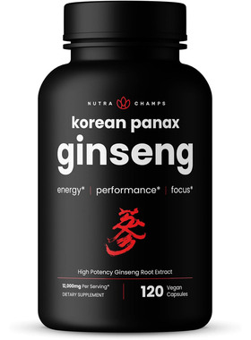 NutraChamps Korean Red Panax Ginseng Capsules