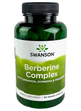 Swanson Berberine Complex w/Cinnamon Gymnema & Fenugreek