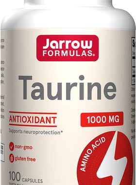 Jarrow Formulas Taurine 1000 mg, Antioxidant Amino Acid
