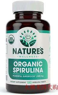 Natures Wellness USDA Organic Spirulina Powerful Superfood