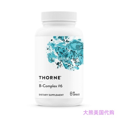 美国直邮 Thorne Research B-Complex #6, 60 Capsules