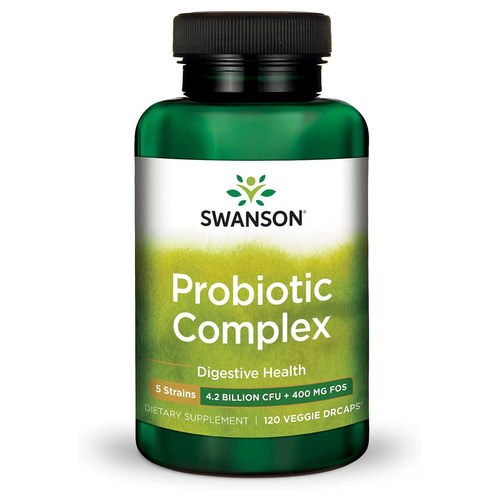 Swanson Probiotic Complex, Digestive Health, 120 DRcaps