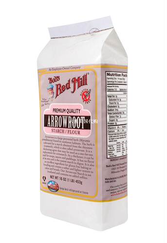 Bob's Red Mill Arrowroot Starch Flour, 16 oz 2 Pack