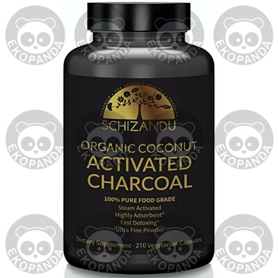 Schizandu Organics Activated Coconut Charcoal Capsules