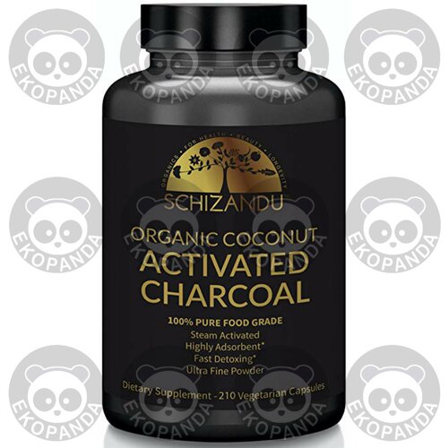 Schizandu Organics Activated Coconut Charcoal Capsules