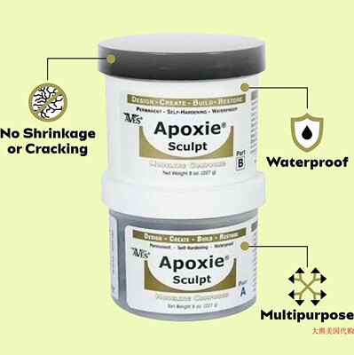 Aves Apoxie Sculpt - 2 Part Modeling Compound (A & B) - 1 P