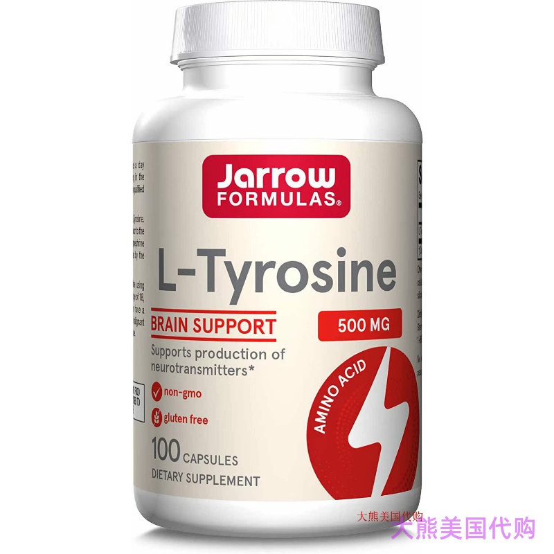 Jarrow Formulas L-Tyrosine 500 mg, Supports Brain Function