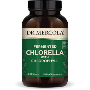 Dr. Mercola Fermented Chlorella with Chlorophyll, 450 Tablet
