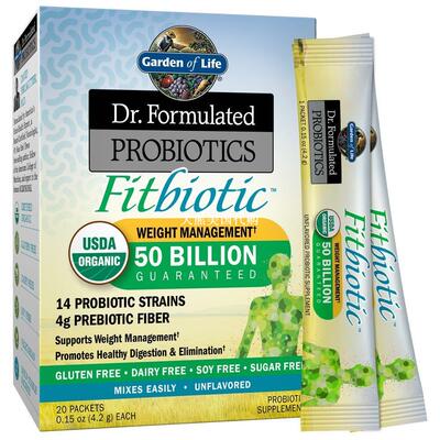 Garden of Life Dr. Formulated Fitbiotic Probiotics Powder
