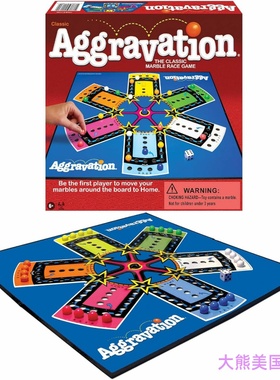Aggravation With Retro Artwork by Winning Moves Games