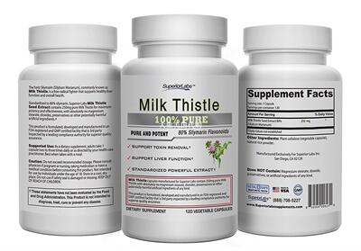 Milk Thistle Extract by Superior Labs - Non Synthetic!