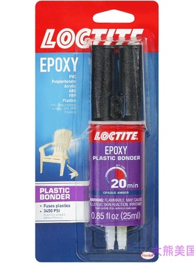 Loctite Epoxy Plastic Bonder 0.85-Fluid Oz Syringe (1363118)