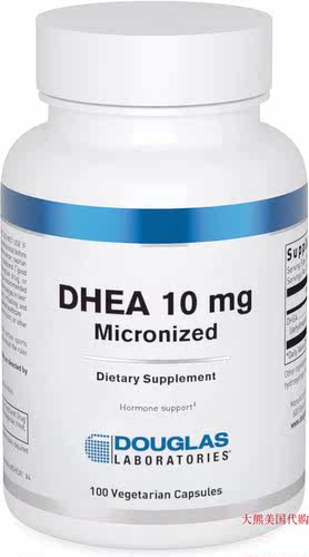 Douglas Laboratories DHEA 10 mg, Micronized, 100 Capsules