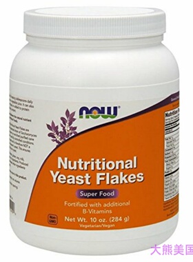 Now Foods Nutritional Yeast Flakes, 10-Ounce 酵母片
