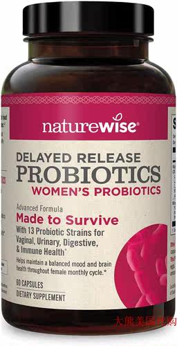 NatureWise Delayed Release Women's Probiotics, 60 Capsules