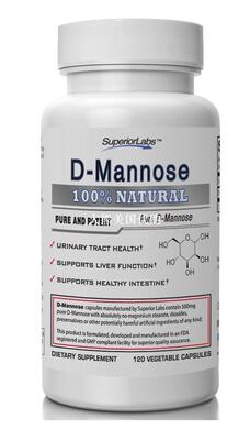 D-Mannose by Superior Labs - No Magnesium Stearate!
