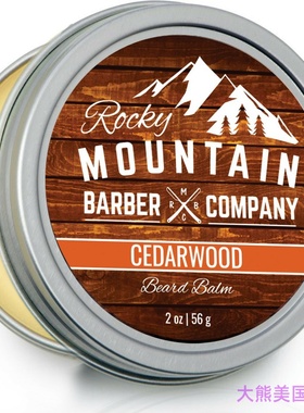 Cedarwood Beard Balm by Rocky Mountain Barber