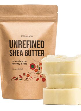 Better Shea Butter Raw Shea Butter, 453 g