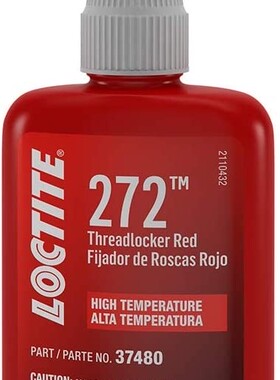 Loctite 492143 272 Red High Temperature Threadlocker Bottle