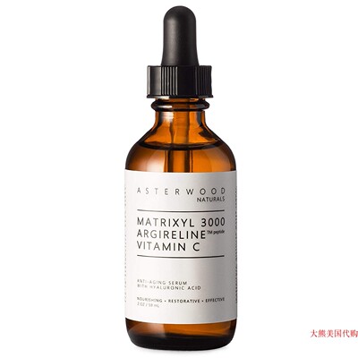 ASTERWOOD NATURAL MATRIXYL 3000 ARGIRELINE Peptide Vitamin C