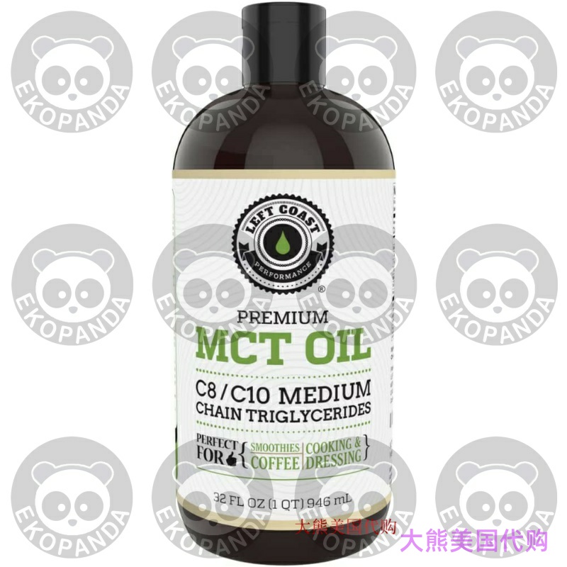 Left Coast MCT Oil C8 / C10 Medium Chain Triglycerides