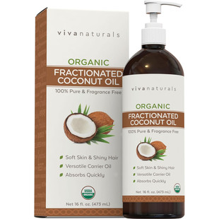 Viva Naturals Organic Fractionated Coconut Oil 椰子油 473ml