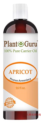 杏仁油 Plant Guru Apricot Kernel Oil 16 oz, Natural Carrier