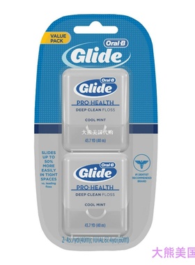 Oral-B Glide Pro-Health Deep Clean Cool Mint Flavor Floss