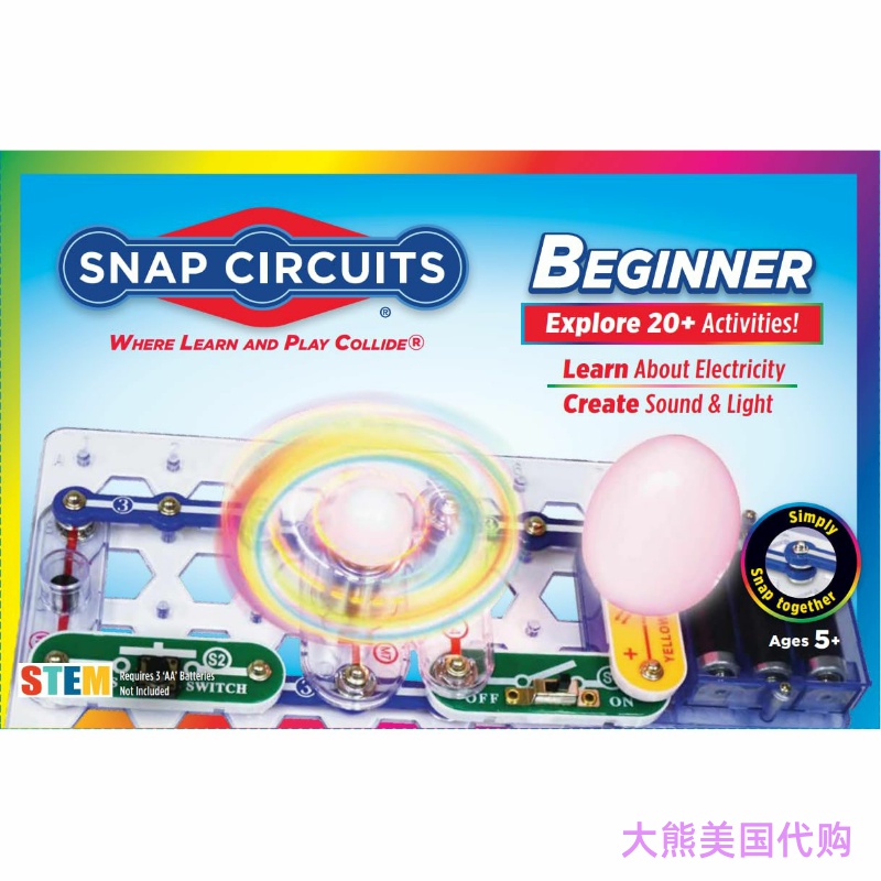 Snap Circuits Beginner, Electronics Exploration Stem Kit