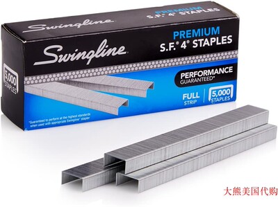 Swingline Staples, S.F. 4, 0.25 Inch Length, 210 Per Strip