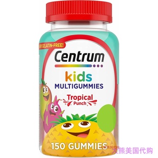 Centrum Kids Multivitamin, Tropical Punch Flavor, 150 Gummie