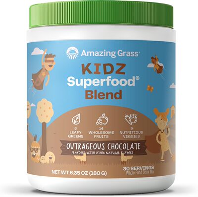 Amazing Grass Kidz Superfood Blend, Outrageous Chocolate