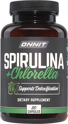 Onnit Spirulina and Chlorella, Support Detoxification