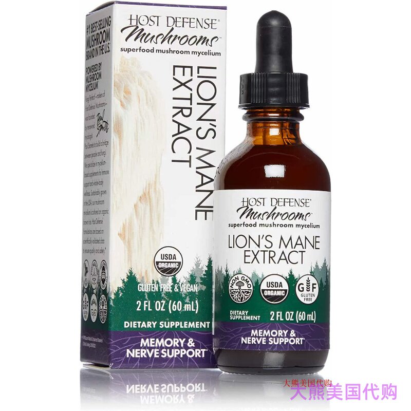 Host Defense Lion's Mane Extract, Memory & Nerve Support