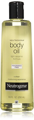 Neutrogena Fragrance-Free Lightweight Body Oil for Dry Skin