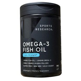 Sports Research Triple Strength Omega 3 Fish Oil