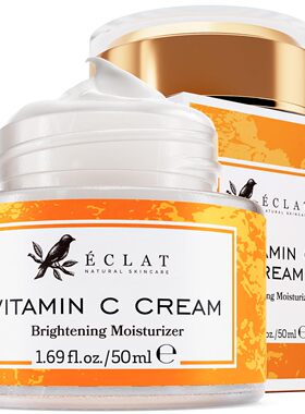 Eclat Skincare Vitamin C Cream ,Brightening Moisturizer