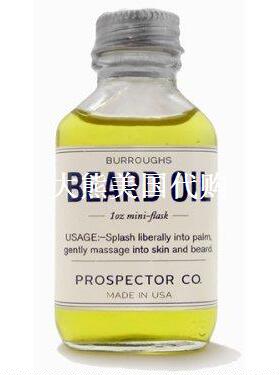 Prospector Co. Beard Oil 1oz Mini Flask by Burroughs