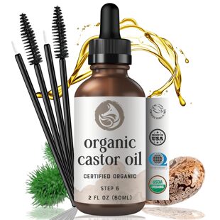 美国 Organic Castor Oil by Foxbrim, 2 oz (60 ml) 蓖麻油
