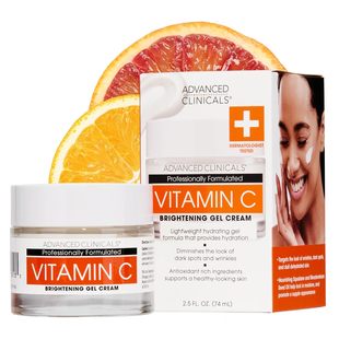 Advanced Clinicals Vitamin C Brightening Face Cream Gel