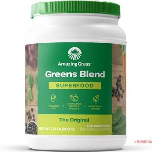 Amazing Grass Greens Blend Superfood Powder, Original, 800g