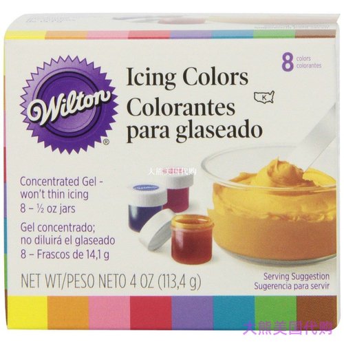 Wilton Icing Colors, 8-Count Icing Colors