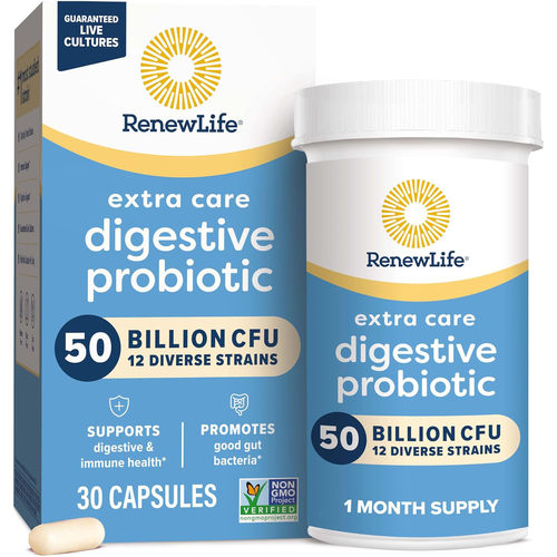 Renew Life Extra Care Digestive Probiotic Capsules