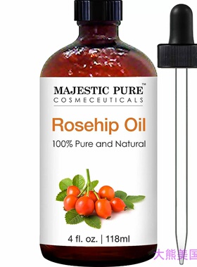 玫瑰果油 Majestic Pure Rosehip Oil, 4 fl. oz