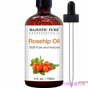 玫瑰果油 Majestic Pure Rosehip Oil, 4 fl. oz