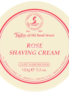 Taylor of Old Bond Street Rose Shaving Cream Jar, 5.3-Ounce