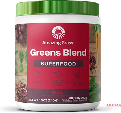 Amazing Grass Greens Blend Superfood: Super Greens Powder