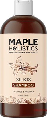 Silk18 Moisturizing Shampoo by Maple Holistics, 16 oz